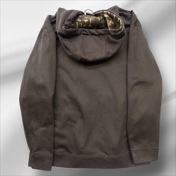 Under Armour Men's Brown Camo Hoodie Sweatshirt Size Medium - Picture 2 of 3